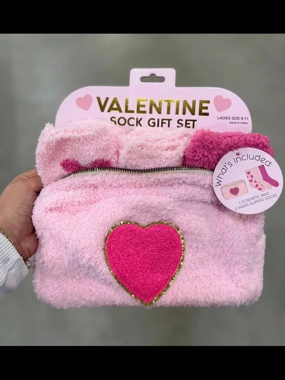 Valentine Sock Gift Set NIP Retail $16
